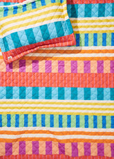 Jogo de Colcha Elástico Infantil - Colcha de Retalhos